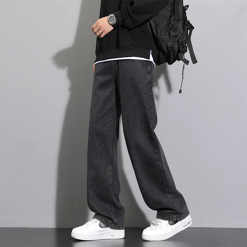 Men's Classic Straight Cut Denim Pants