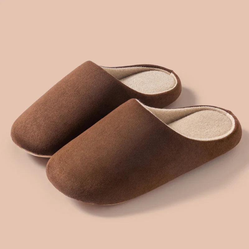 Women's Closed-Toe Indoor Slippers with Lightweight Sole