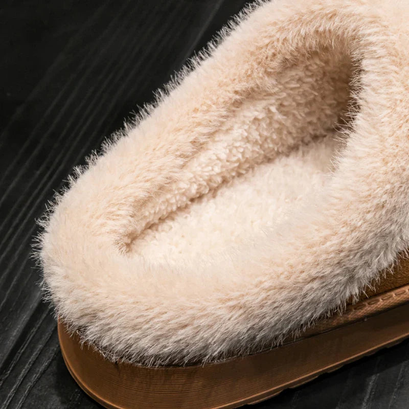 Women's Indoor Slippers with Plush Lining and Non-Slip Sole