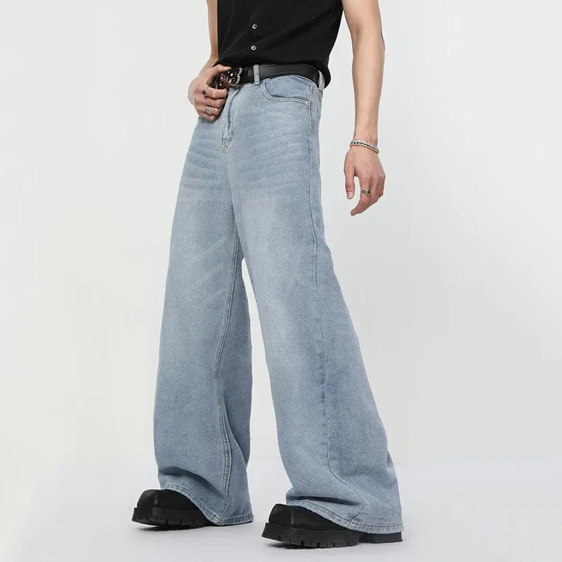 Men's Straight Wide Leg Baggy Pants