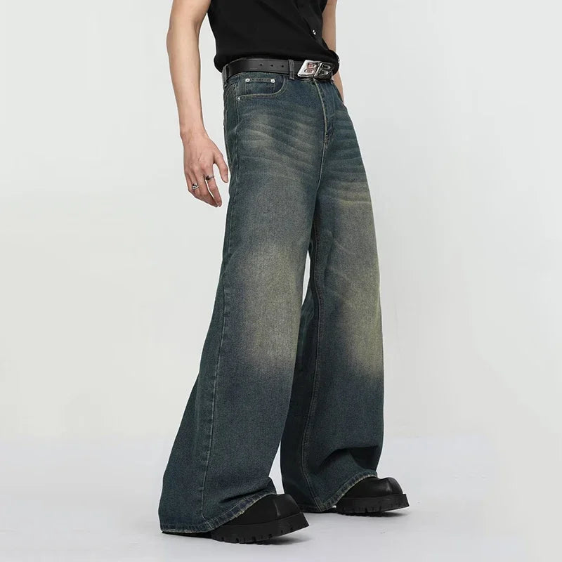 Men's Straight Wide Leg Baggy Pants