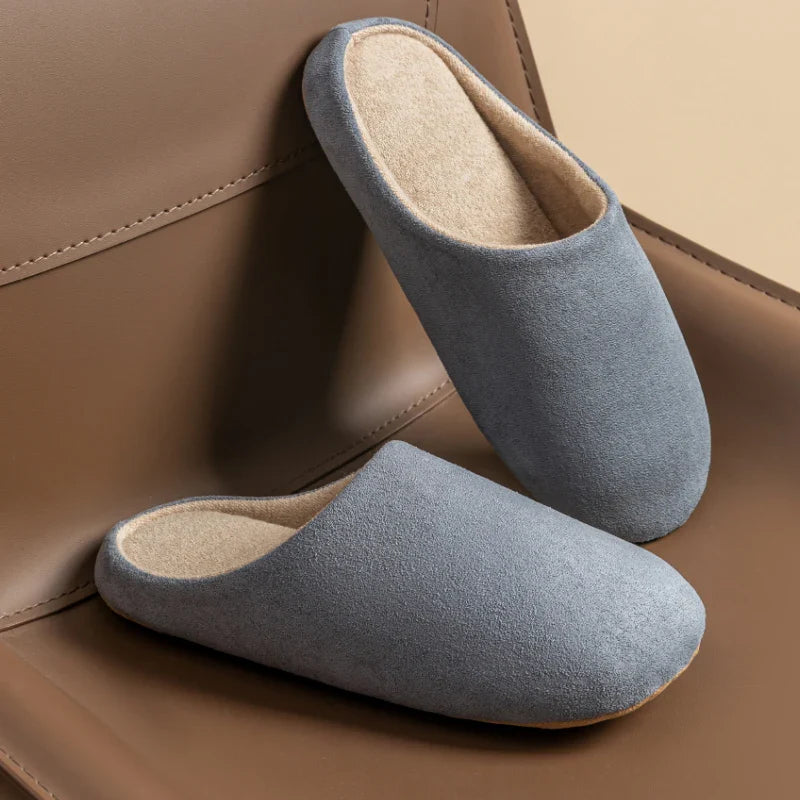 Women's Closed-Toe Indoor Slippers with Lightweight Sole