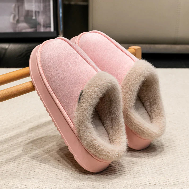 Women's Indoor Slippers with Plush Lining and Non-Slip Sole