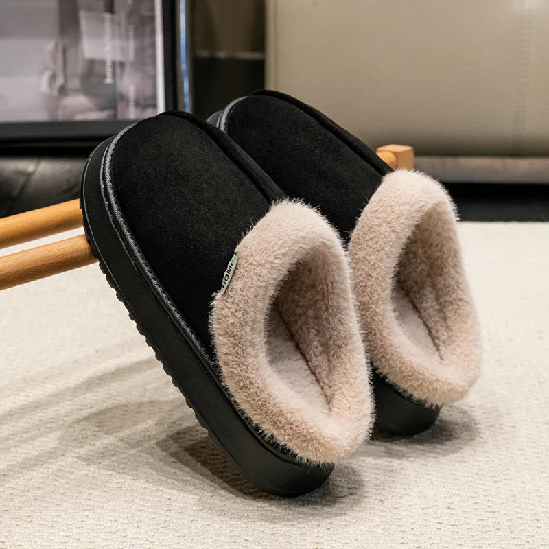 Women's Indoor Slippers with Plush Lining and Non-Slip Sole