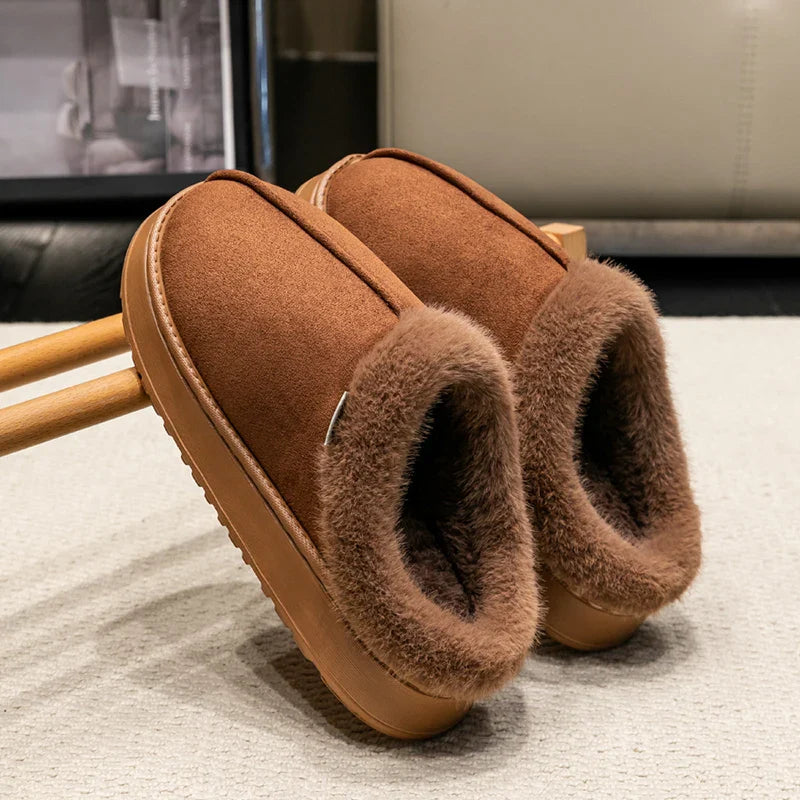 Women's Indoor Slippers with Plush Lining and Non-Slip Sole